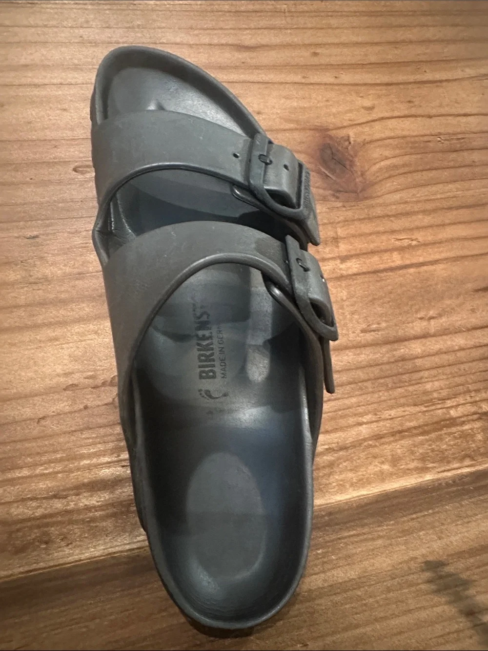 Birkenstock Women’s Matte Black Two-Strap Slide